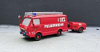 VW LT 28 D: Einsatzfahrzeug der Feuerwehr von 1985