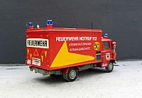 DB L 508 D/35 mit Kastenaufbau: Einsatzfahrzeug der Feuerwehr von 1982