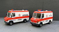 2x MB 614 VARIO TDI DRK Rettungswagen von 2005