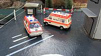 VW T4 priv. Krankenwagen und Fiat 2,1 D priv. Rettungswagen 1993
