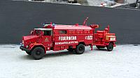 MAN 630 L 2 A mit Kofferaufbau Einsatzfahrzeug der Feuerwehr von 1980