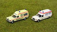 MB S123 240 TD Kombi mit Hochdach: Mehrzweckfahrzeug im Rettungsdienstvon 1980