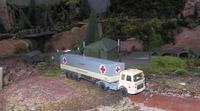 MAN TYP 15.240 FAS Pritschensattelzug 40t  DRK Hilfstransporter von 1990