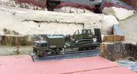 MAN Tieflader 25t mit Planierraupe