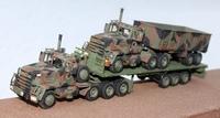 SzgM M920 (8x8) A1 mit Aufleger und M872 US-Army von 1982 SzgM M915 (6x2) mit Aufleger US-Army 1982