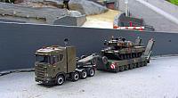 Scania SLT 650 SA 8x6 4HA mit Aufleger 80t beladen mit KPz Leopard 2 A6 Bundeswehr 2020