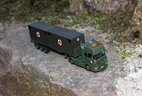 Zugmaschine SCANIA 143 H420 mit Sattelaufleger bis 50t Belgien und Nato 1995