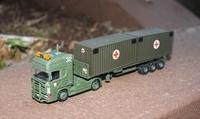 Zugmaschine SCANIA 143 H420 mit Sattelaufleger bis 50t Belgien und Nato 1995